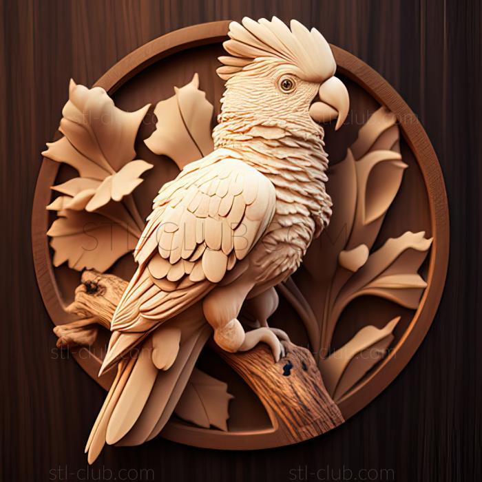 3D model st Cookie cockatoo famous animal (STL)